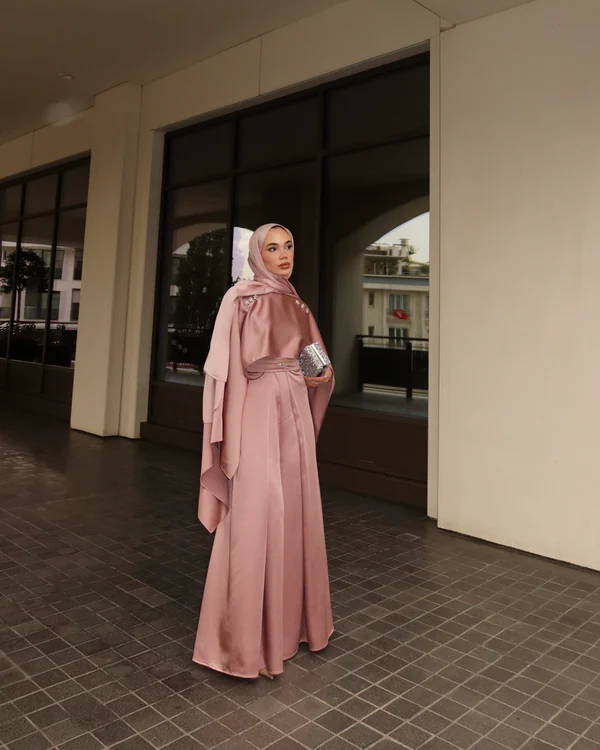 فستان سهرة زين جمبسوت وردي