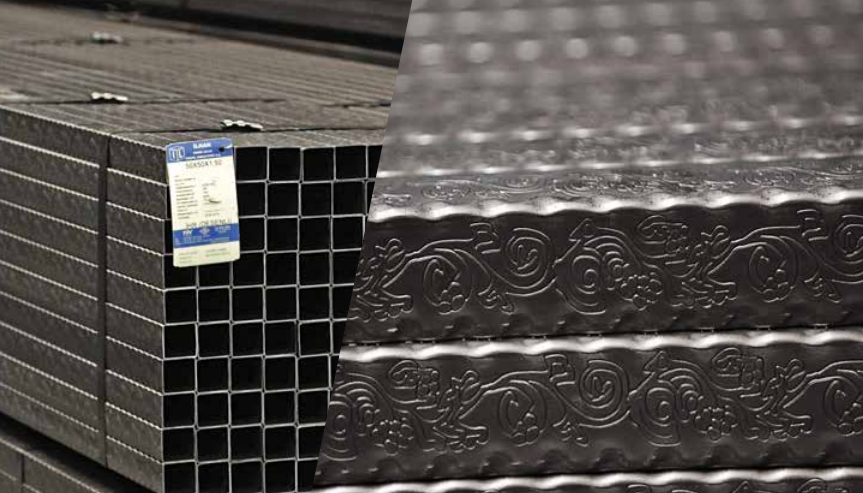 FLOWER PATTERNED  SQUARE and REGTANGULAR HOLLOW SECTIONs