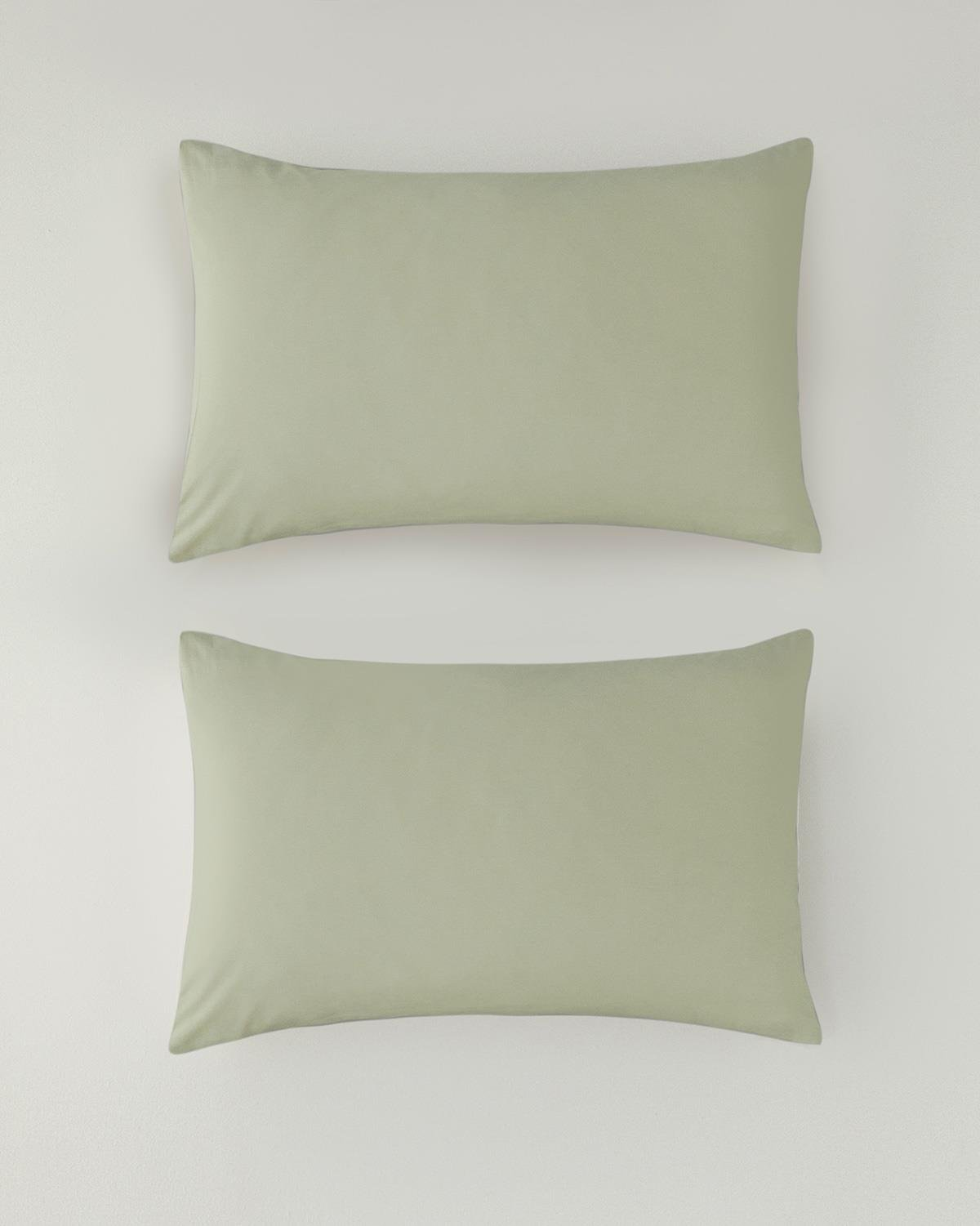 Novella Premium Soft Cotton 2-Piece Pillowcase 50x70 cm Light Green