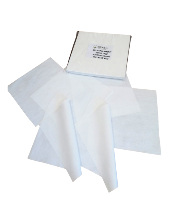 Microfilament White Cloth 30×30 cm (100 gsm)
