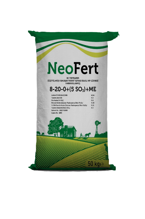 Neofert 8-20-0 + (5SO₃) + ME