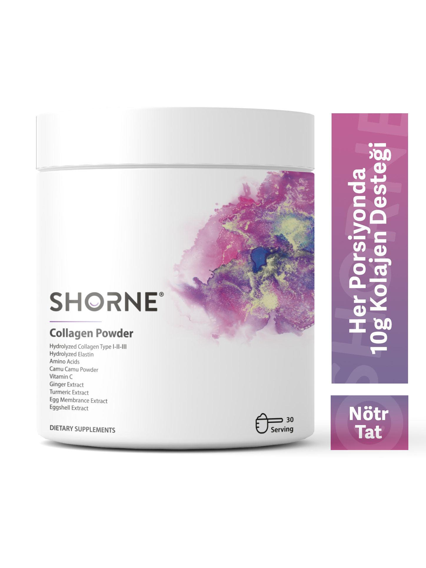 Shorne Kolajen Peptitler Içeren Multivitamin Gıda Takviyesi ( 1 Ölçek = 10g Kolajen )