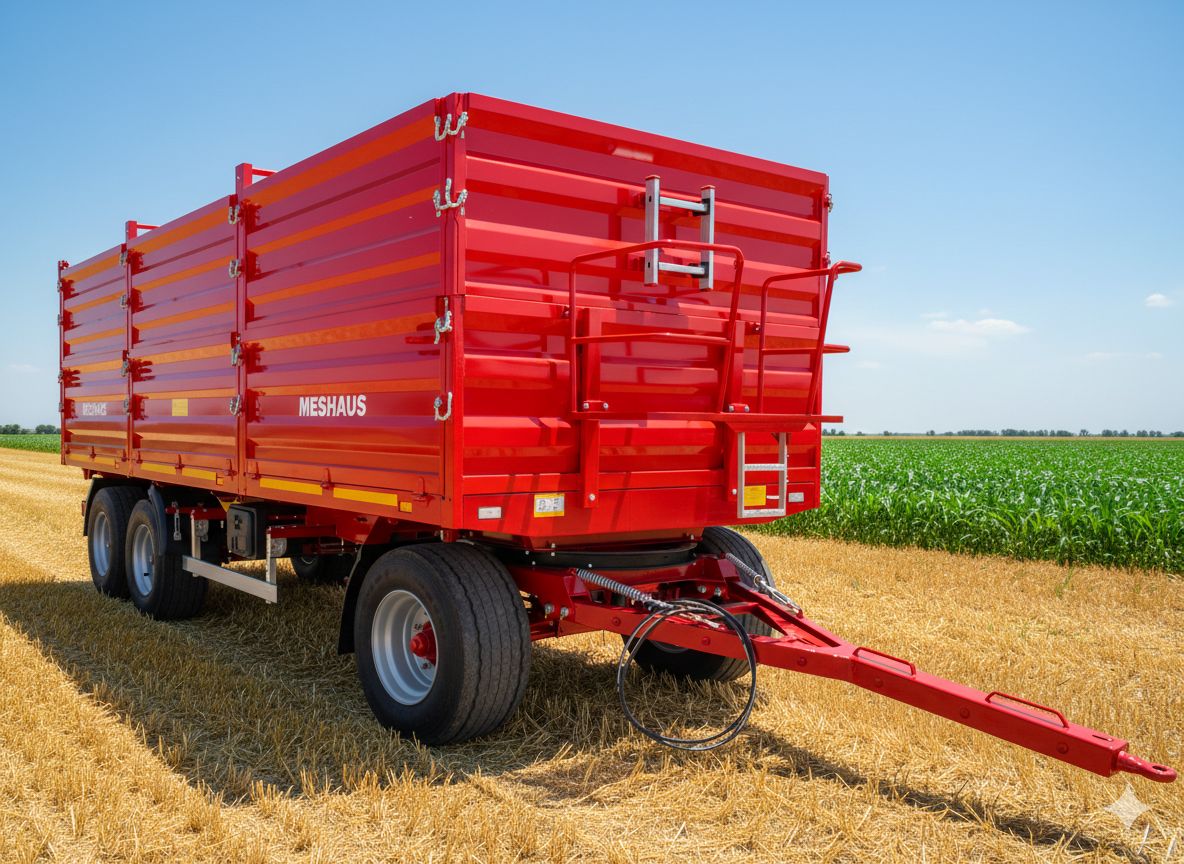Remorque agricole robuste haute capacité