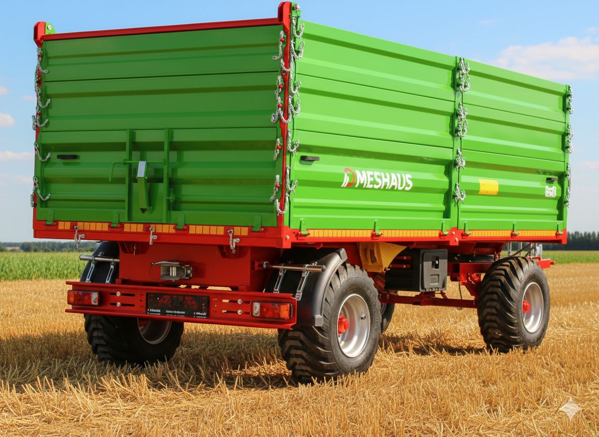 Remorque agricole robuste haute capacité