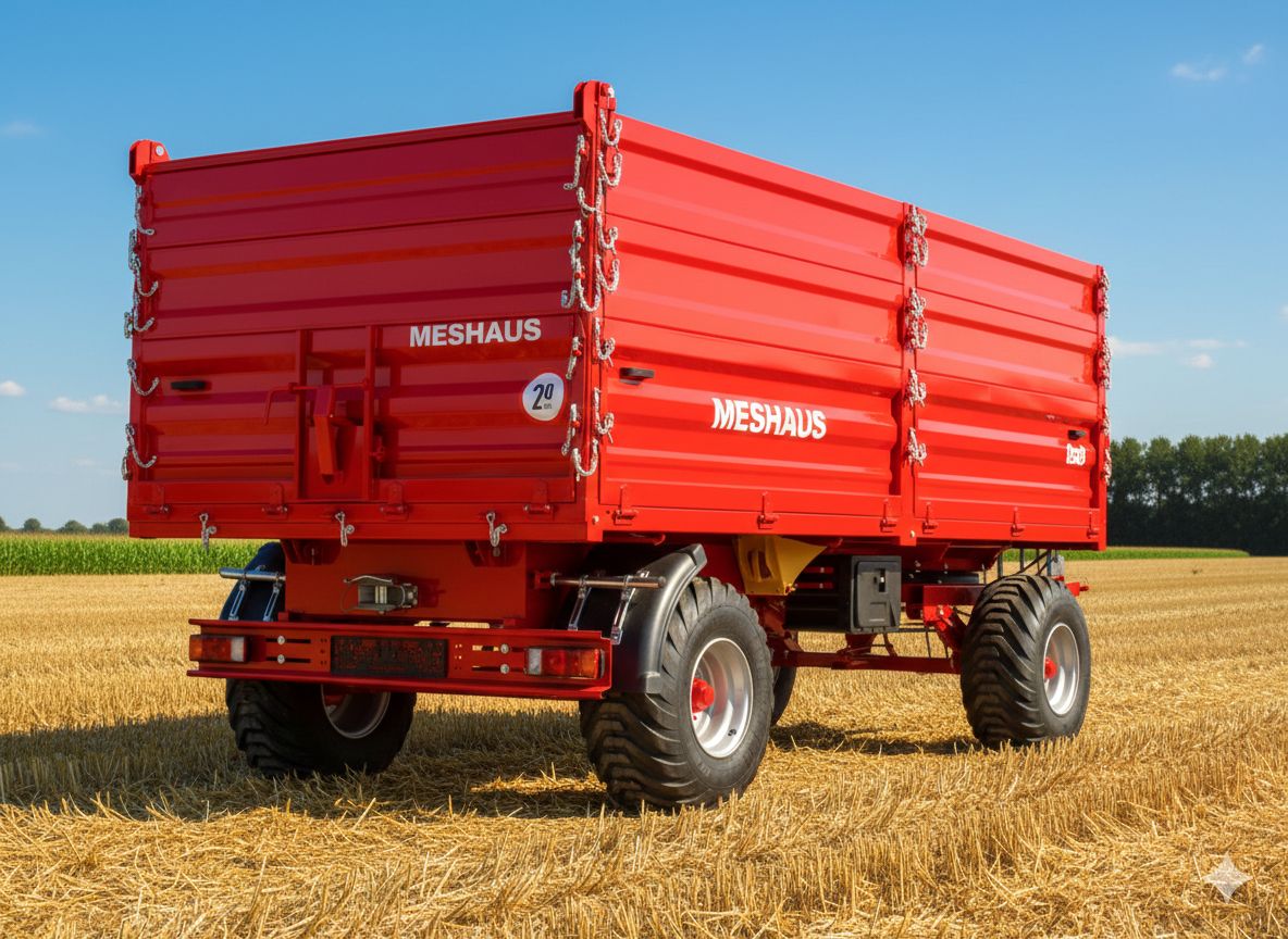 Remorque agricole robuste haute capacité