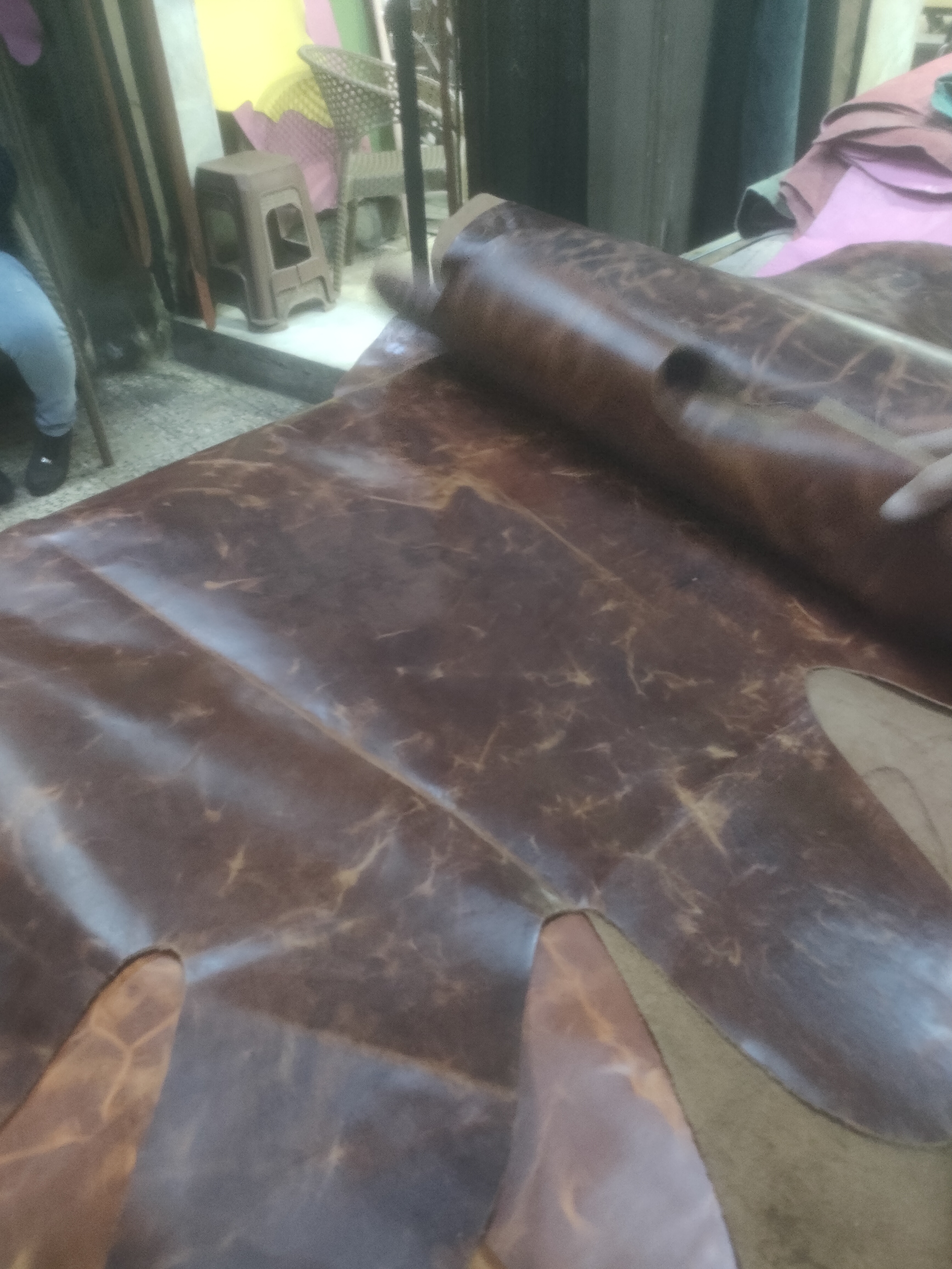 Genuine leather