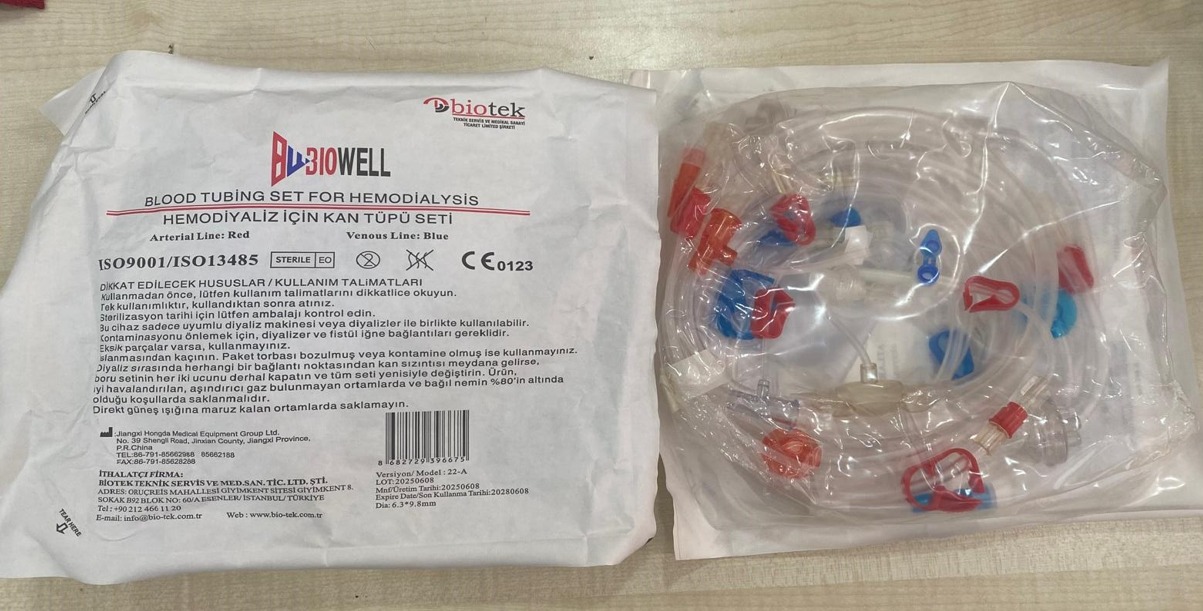 HEMODIALYSIS   BLOOD TUBİNG AV SET