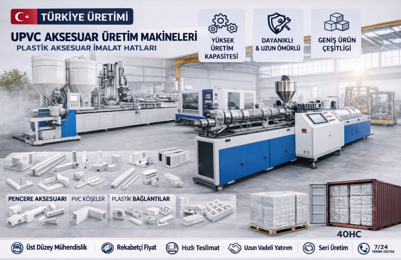 ⚙️EXPORT OPPORTUNITY FOR UPVC ACCESSORY PRODUCTION MACHINES TO EGYPT