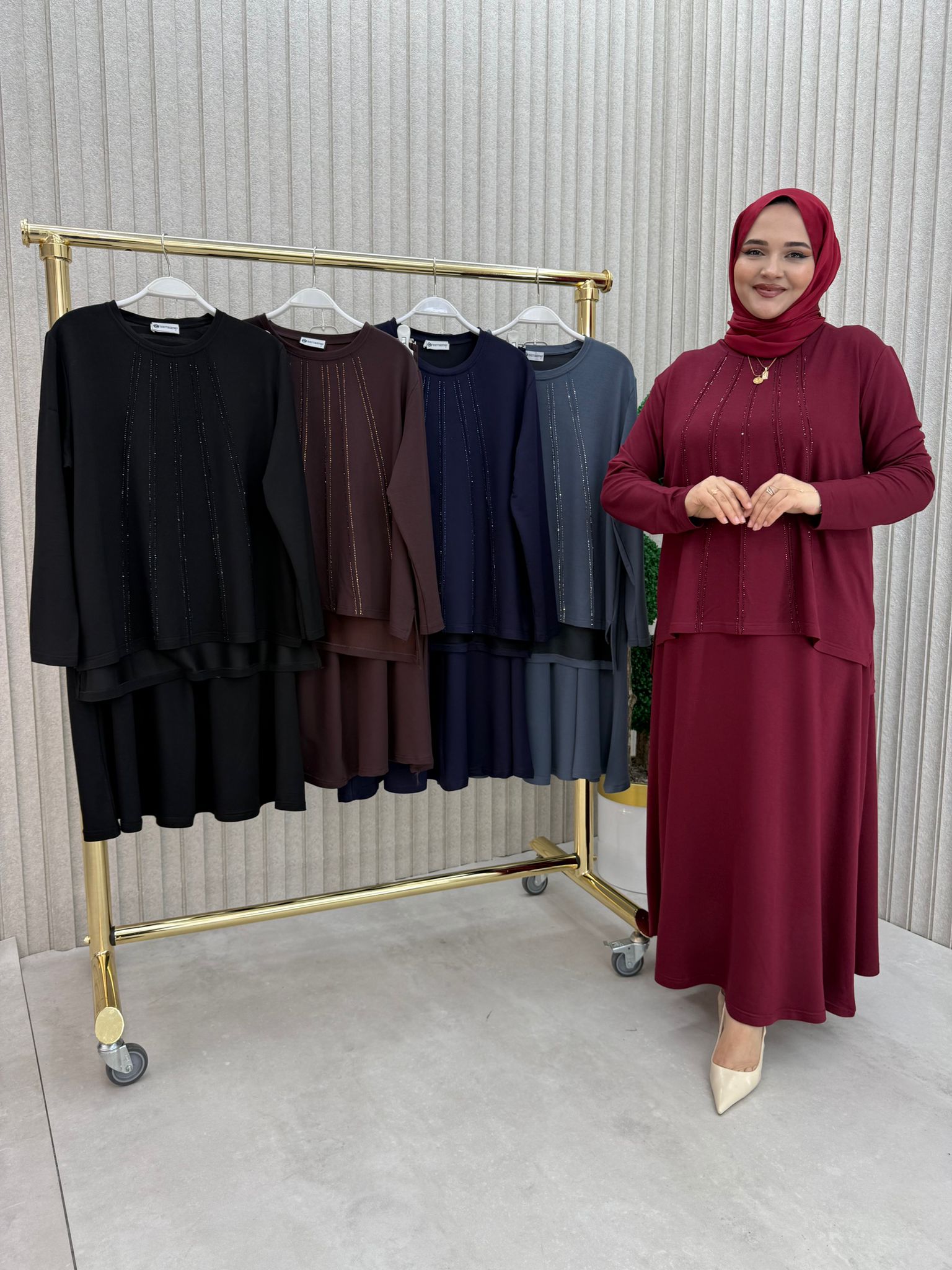 Kübra Skirt & Tunic Set