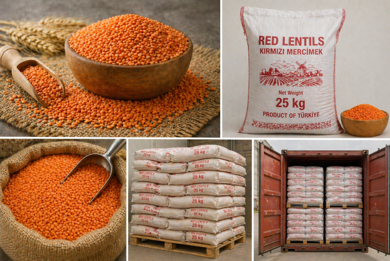 🌾RED LENTILS EXPORT OPPORTUNITY FROM TURKEY TO SUDAN