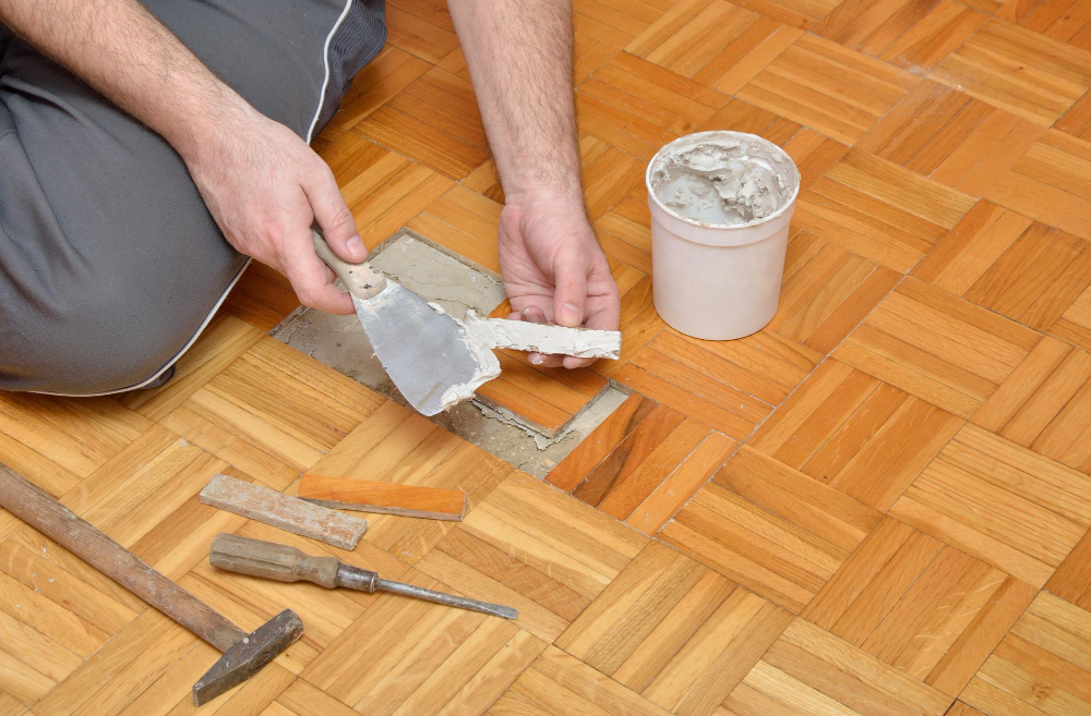 Parquet adhesive