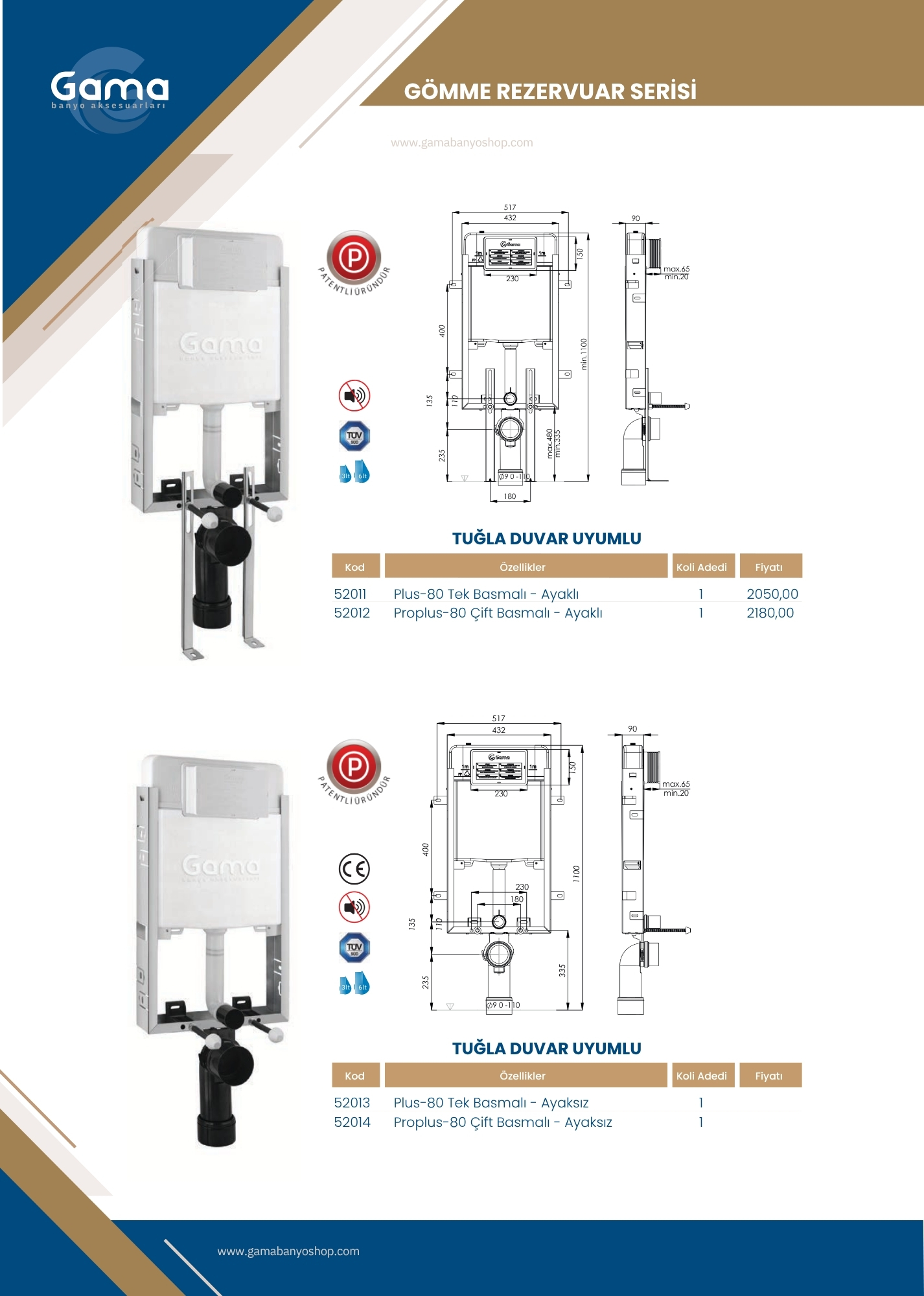 Plumbing, bathroom, and construction materials