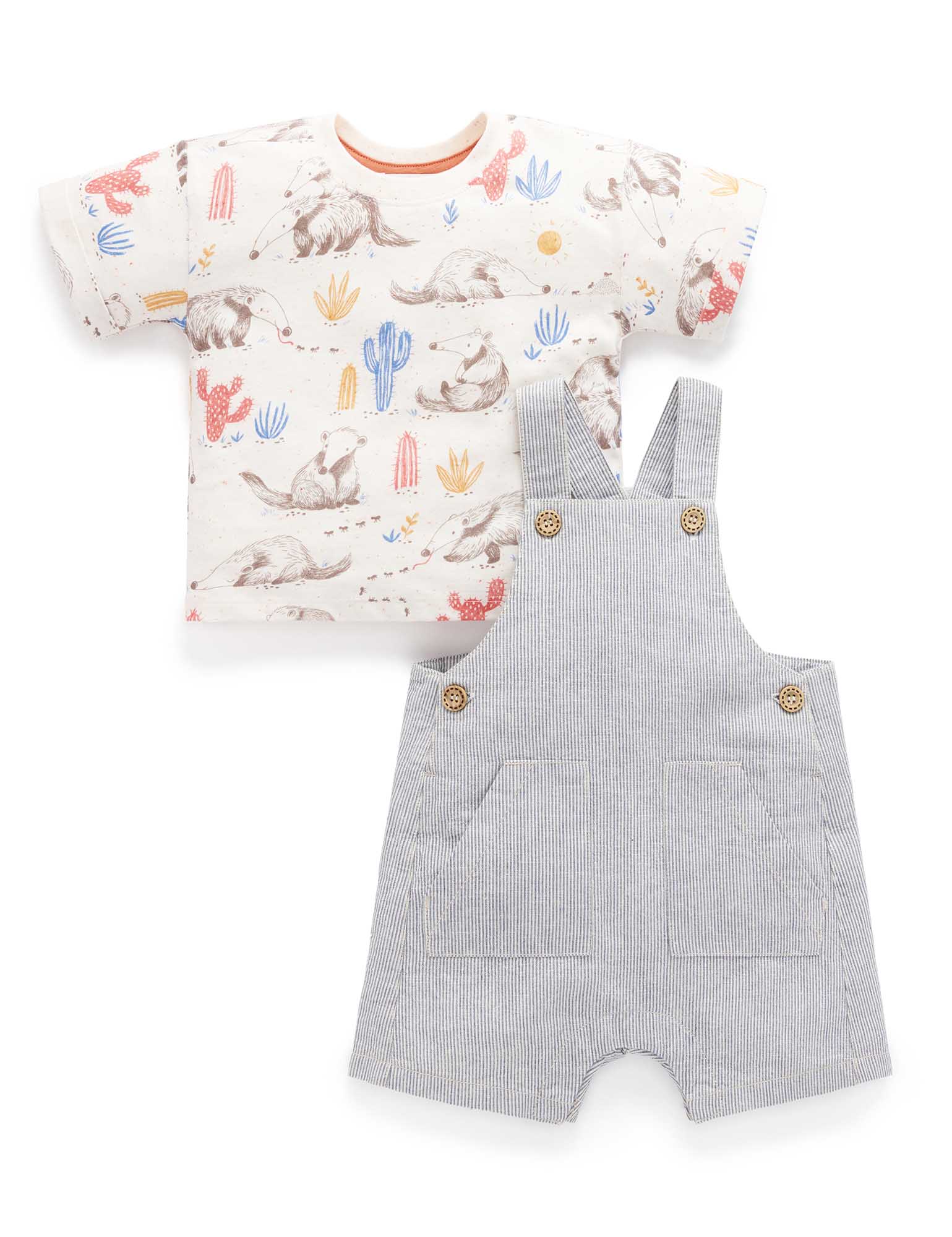 Baby boy dungaree set
