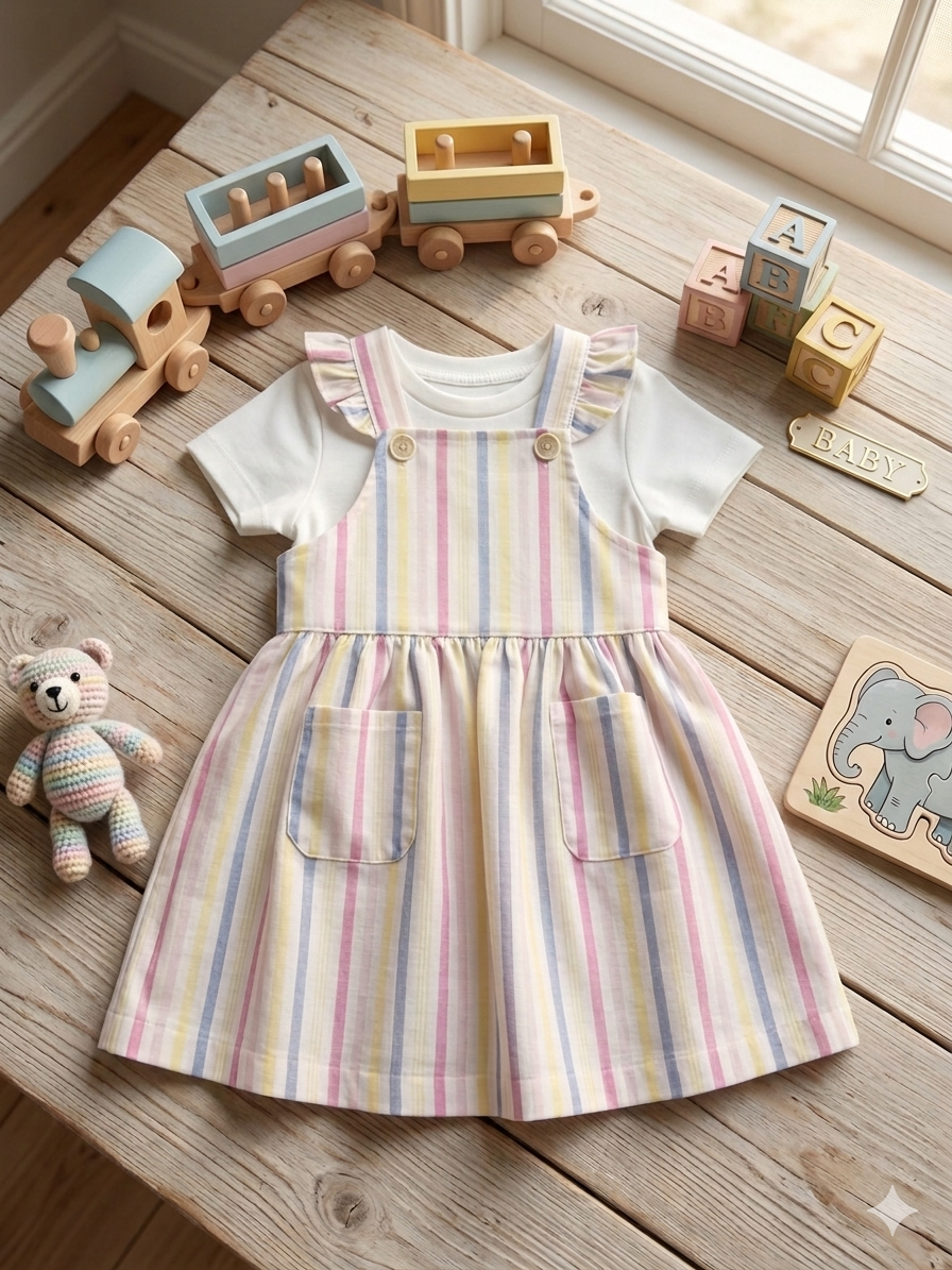 Baby girl dress set