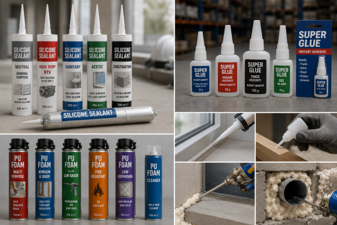 SILICONE SEALANT, SUPER GLUE AND PU FOAM PRODUCTS EXPORT OPPORTUNITY TO EGYPT