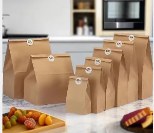 Printed – unprinted Grocery Paper Bag.