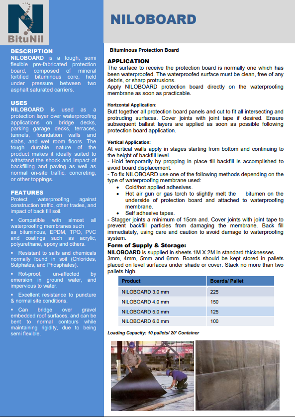 Bituminous & HDPE Protection Boards