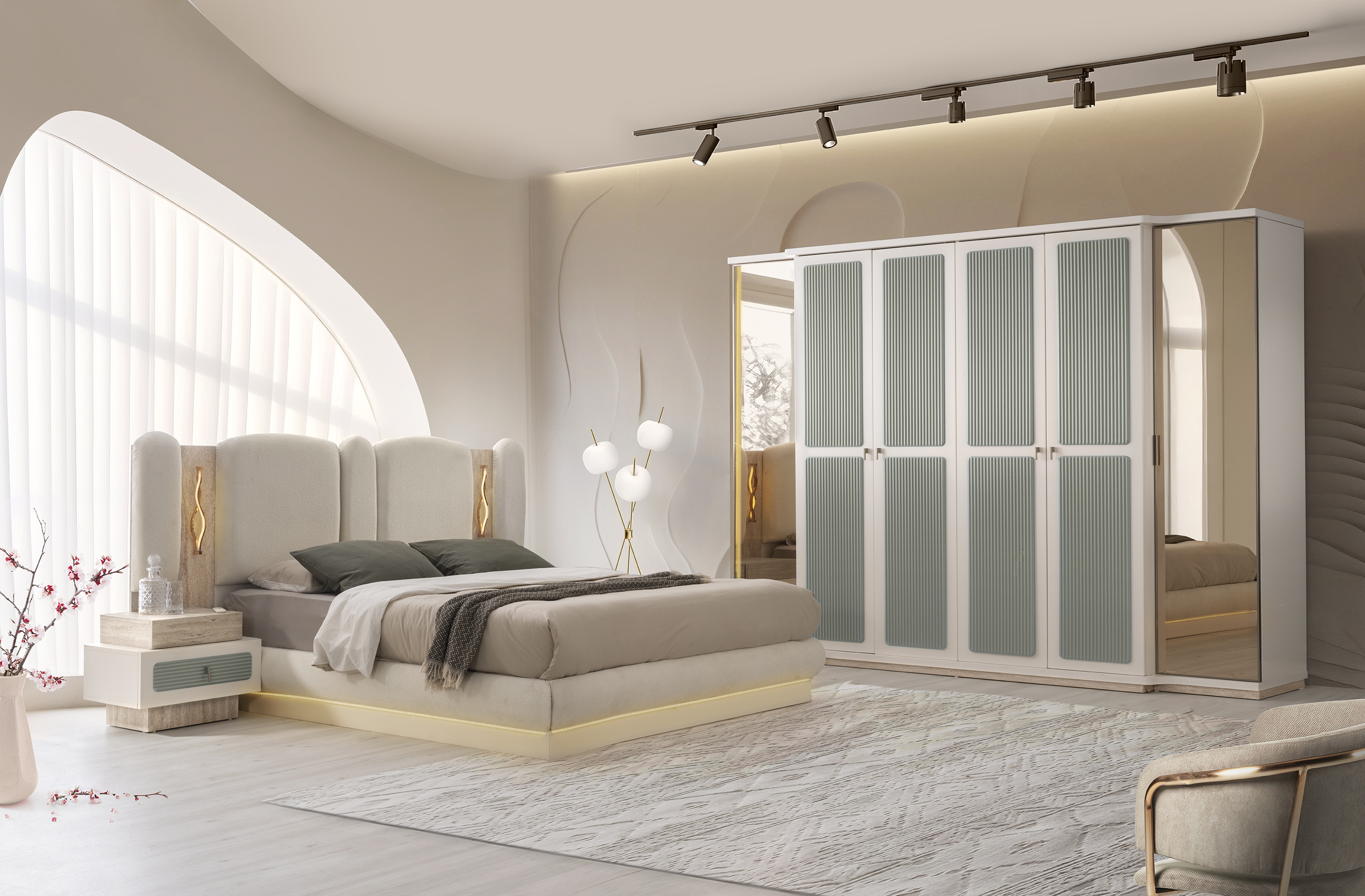 Turkuaz Bedroom Set
