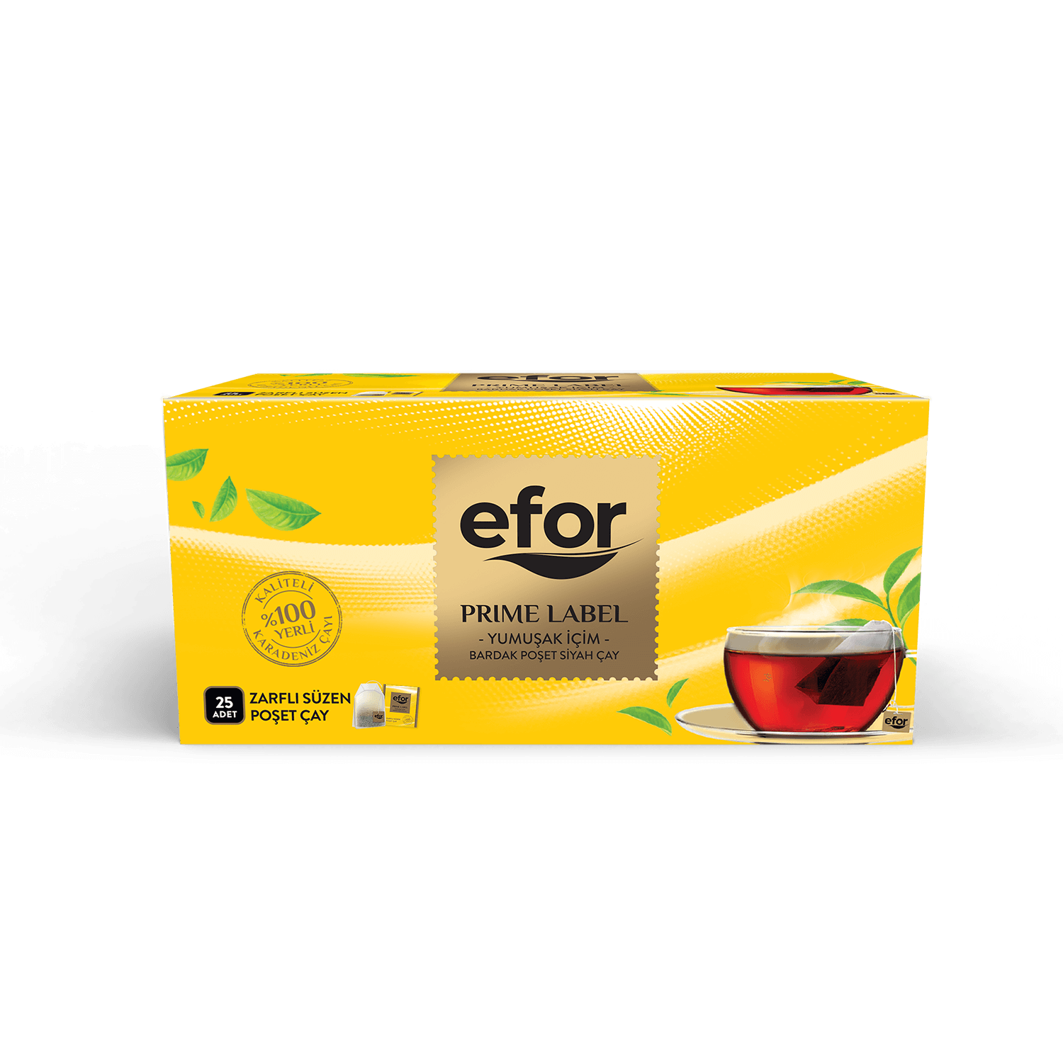 Efor Prime Label Filter Tea Bags (25 pieces)