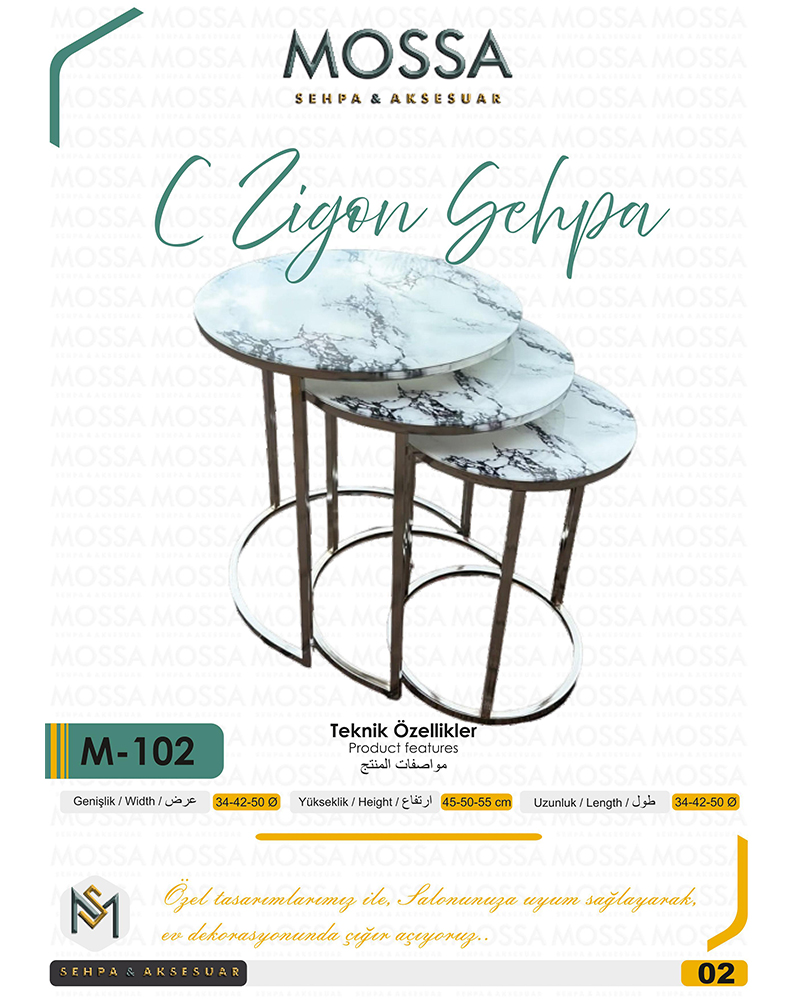 Mossa Zigon Sehpa