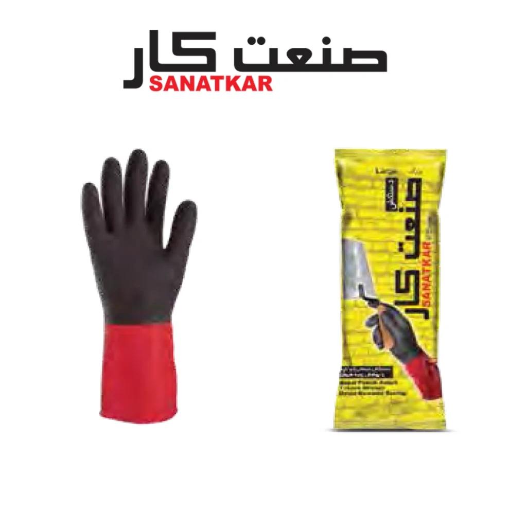 SANAT KAR Dual-Colored Industrial Glove