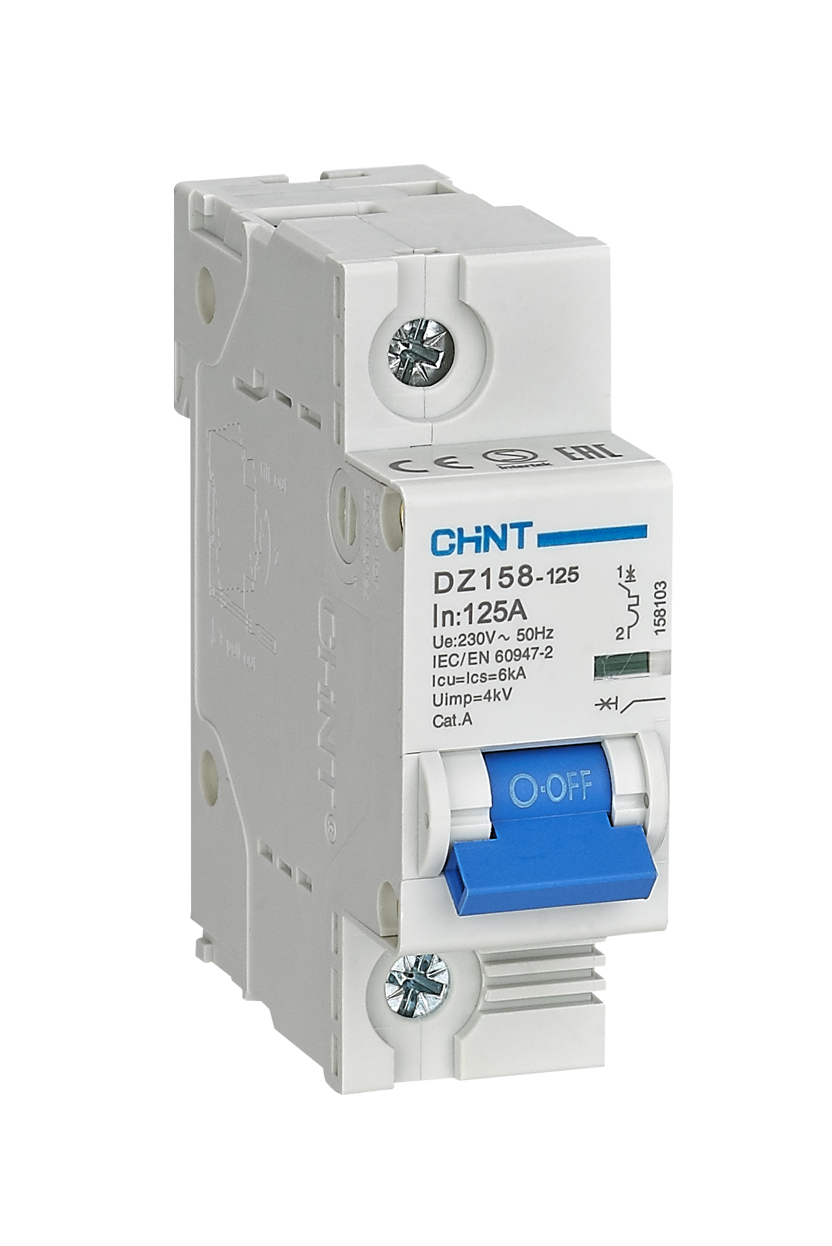 قاطع تيار أوتوماتيكي CHINT DZ158-125