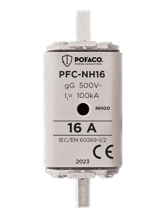 NH00 Double Indicator NH Blade Fuses : 16A Blade Fuse