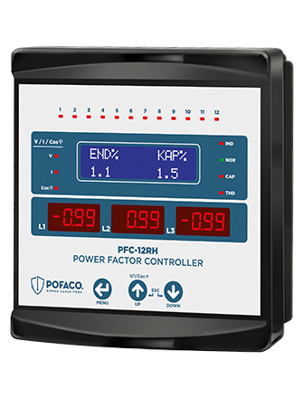 12RH Step Reactive Power Control Relay