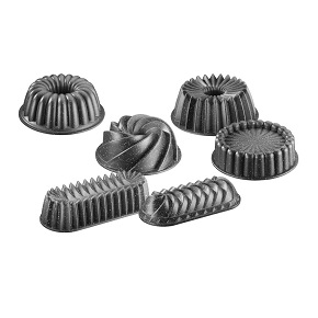 Granite-Coated Cake Molds