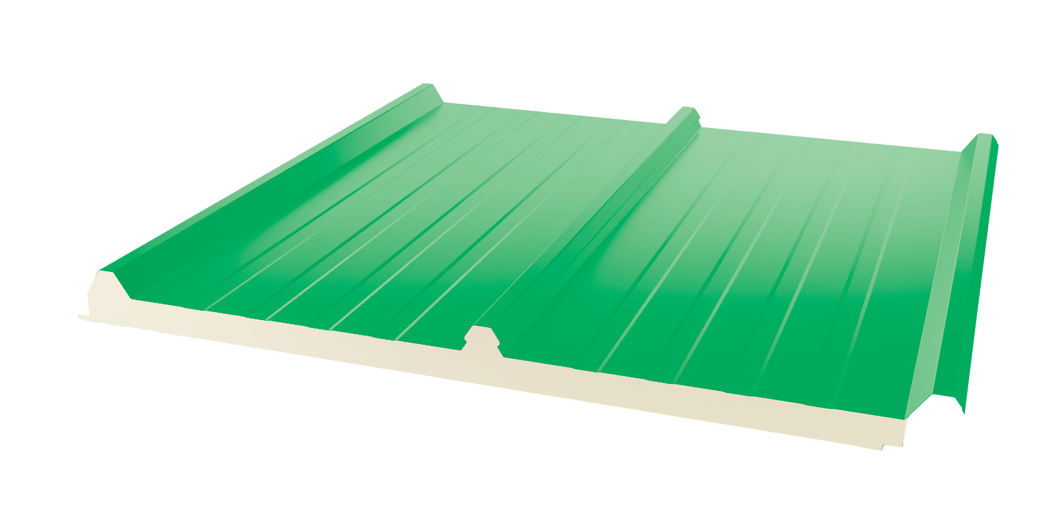 3-Ribbed Solar Roof Panel