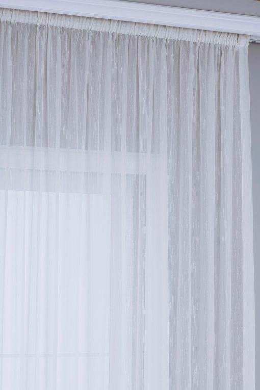 Shantung Linen Tulle Curtain (1 to 2.5 Medium Pleat)