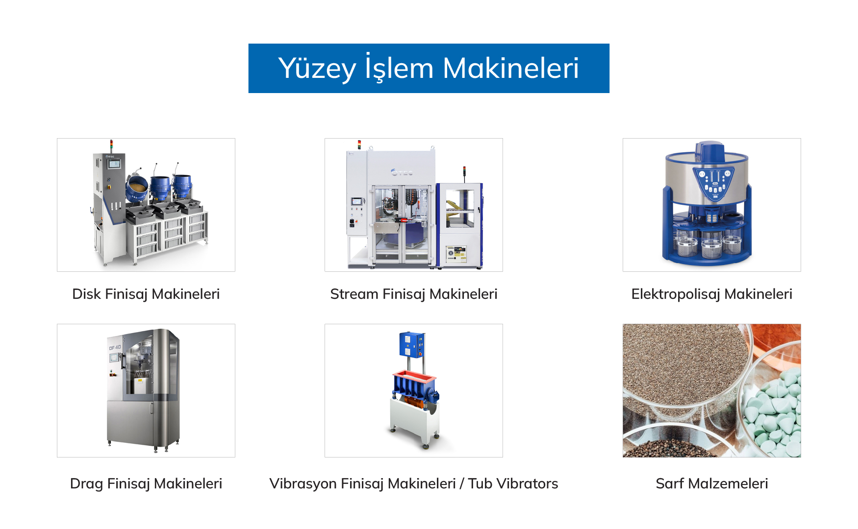 Surface Finishing Machines (OTEC)