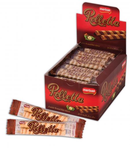 Hazelnut Cream Filled Wafer Roll (2 rolls)