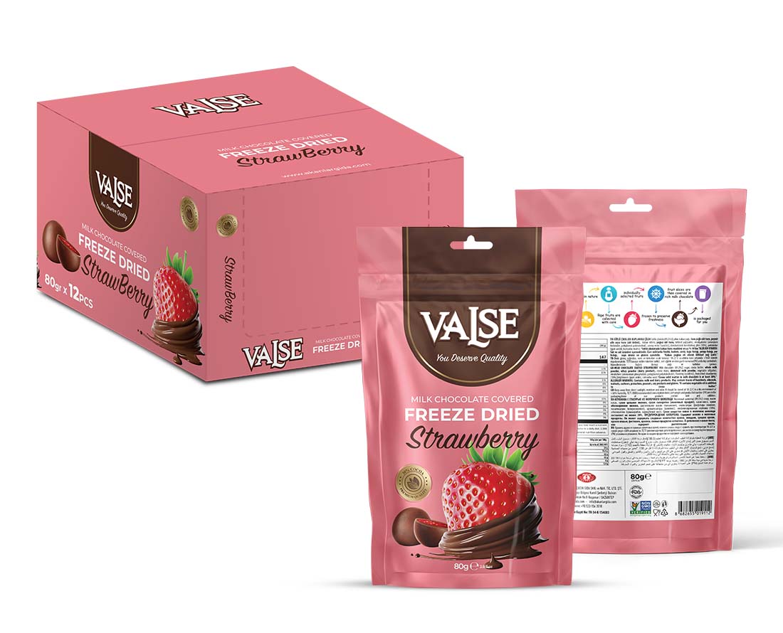 Milk Chocolate Coated Strawberry – 80 g