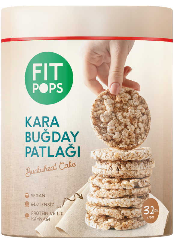 A healthy snack made from whole buckwheat grains