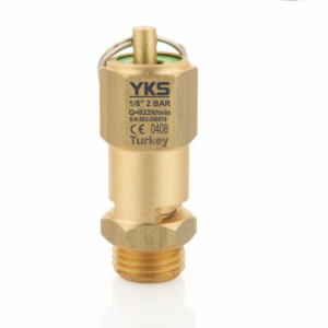 1/8” 7 Bar CE Certified Sealed Brass Safety Valve