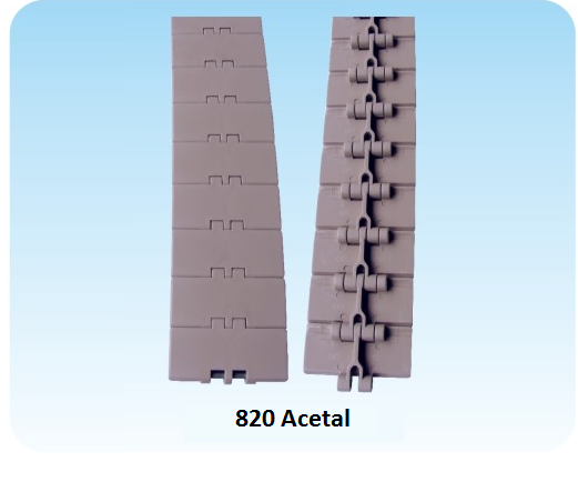 ACETAL STRAIGHT RUNNING 820 SERIES CONVEYOR CHAIN