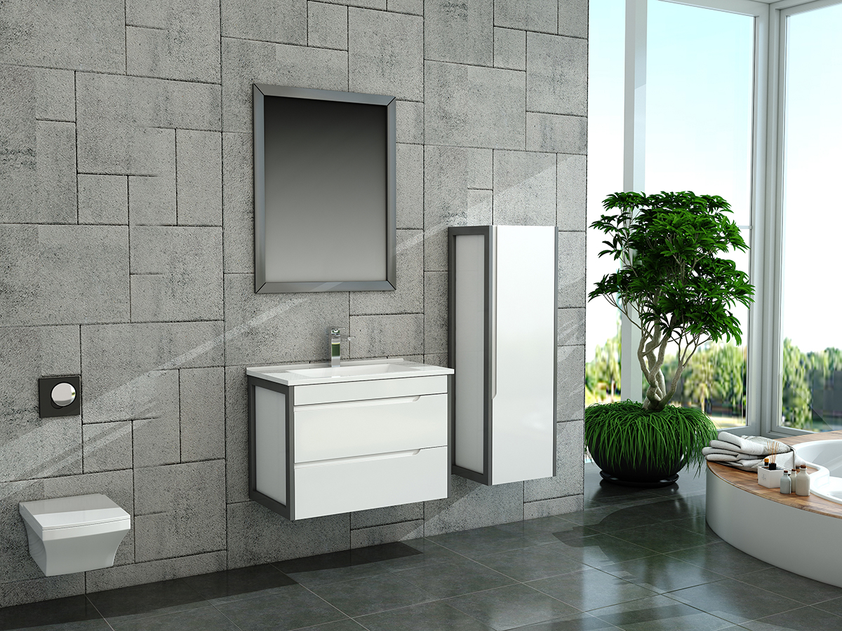 Capri 80 Bathroom Cabinet