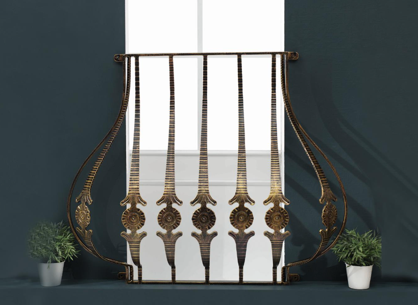 Wrought Iron Window Railing