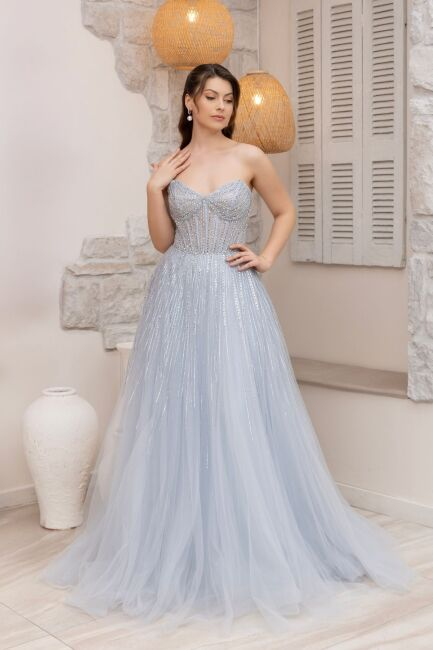 Sparkling Evening Dresses with Stones