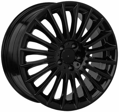 19 Inch 5x112 Mercedes Compatible Black Wheel Set | R1 Wheels