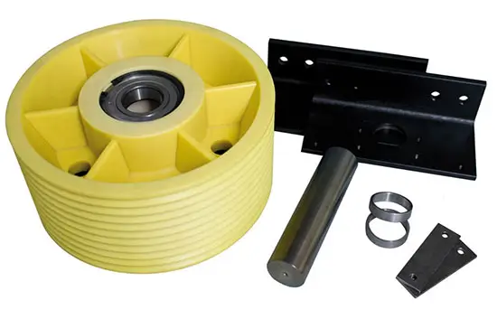 Deflection pulleys