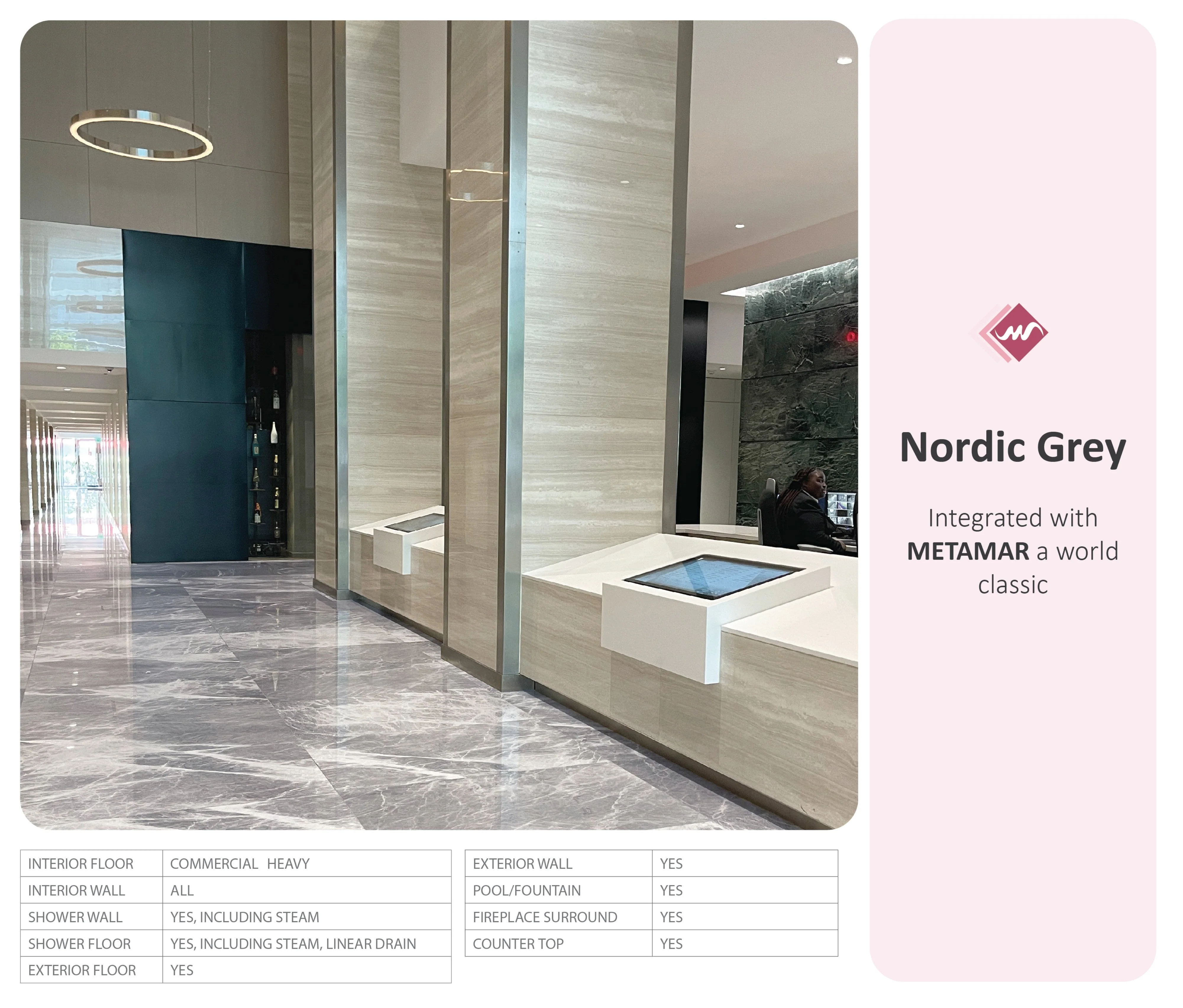 Nordic Grey (Nordic Grey) – Exclusive Collection Marble