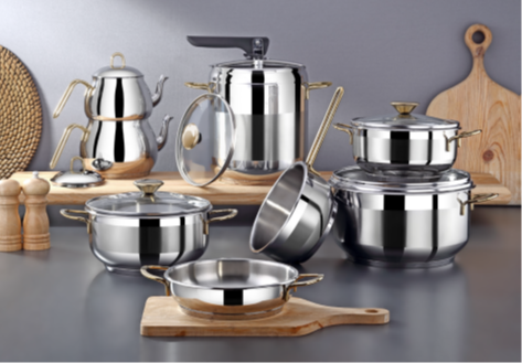 B-Gold Steel 15 pcs Marriage Set
