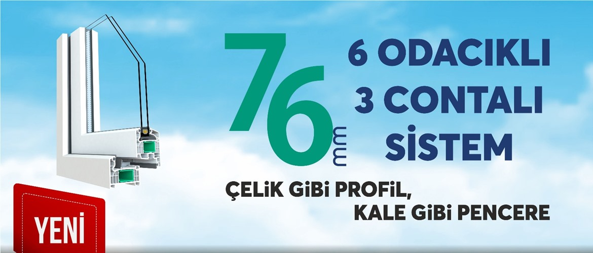 KOM 7600 – Kompen 76 mm PVC Window Series