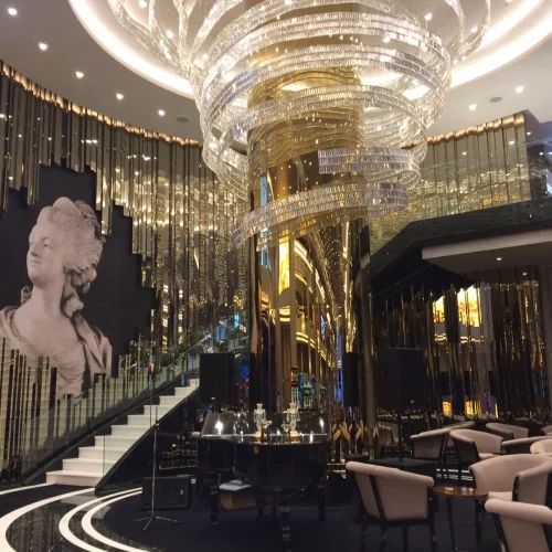 Glass mirror wall cladding