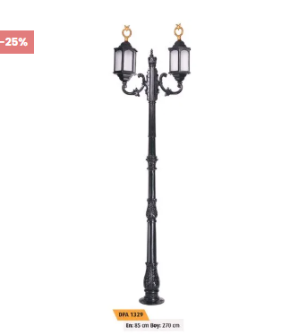 Aluminum Lanterns, Poles and Wall Lamps