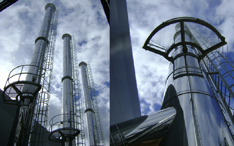 Self-Standing Chimneys